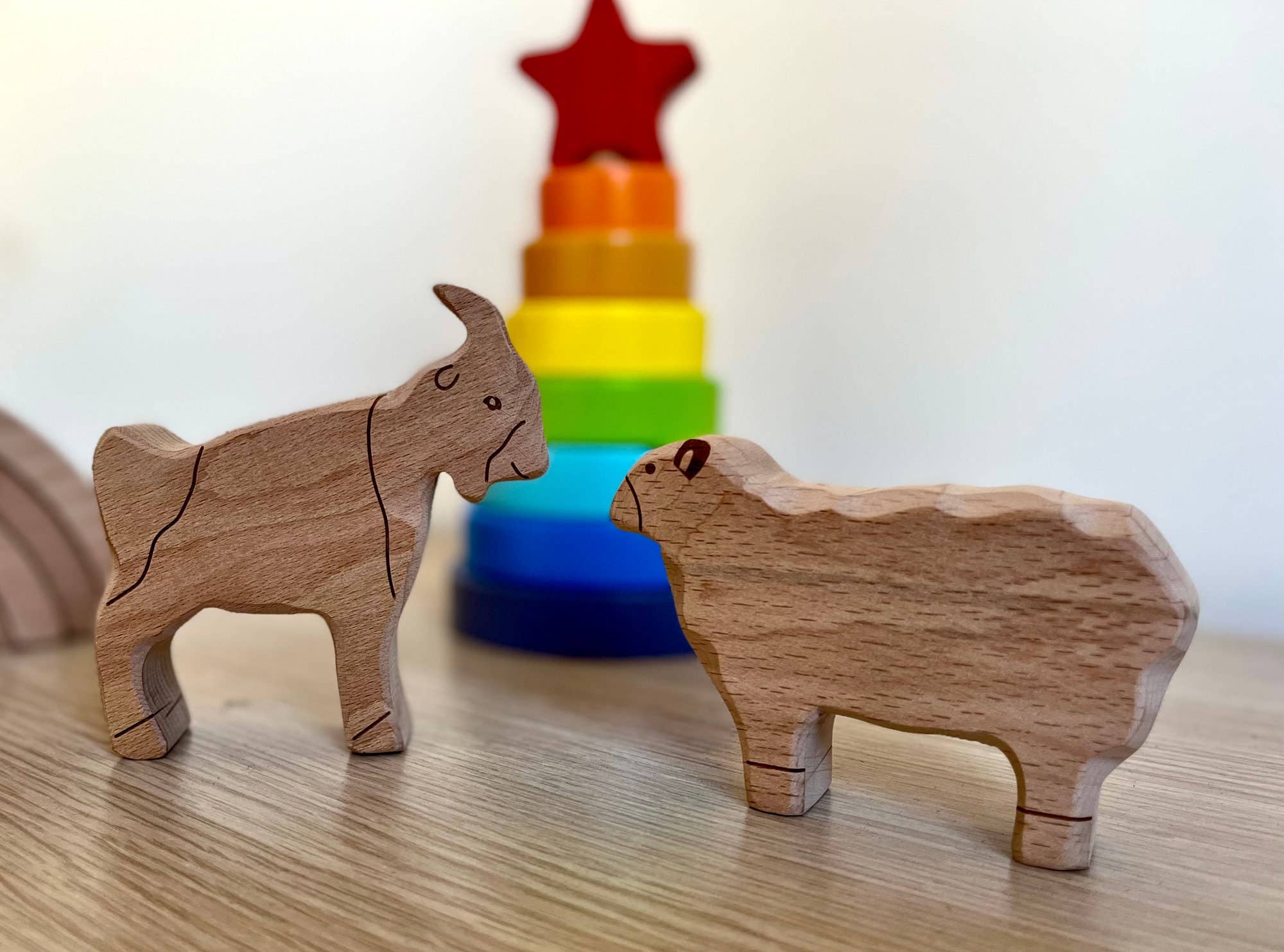 kidodido - Vente Puzzle – enfant - Animaux de la forêt, puzzle Montessori, animaux de ferme en bois6