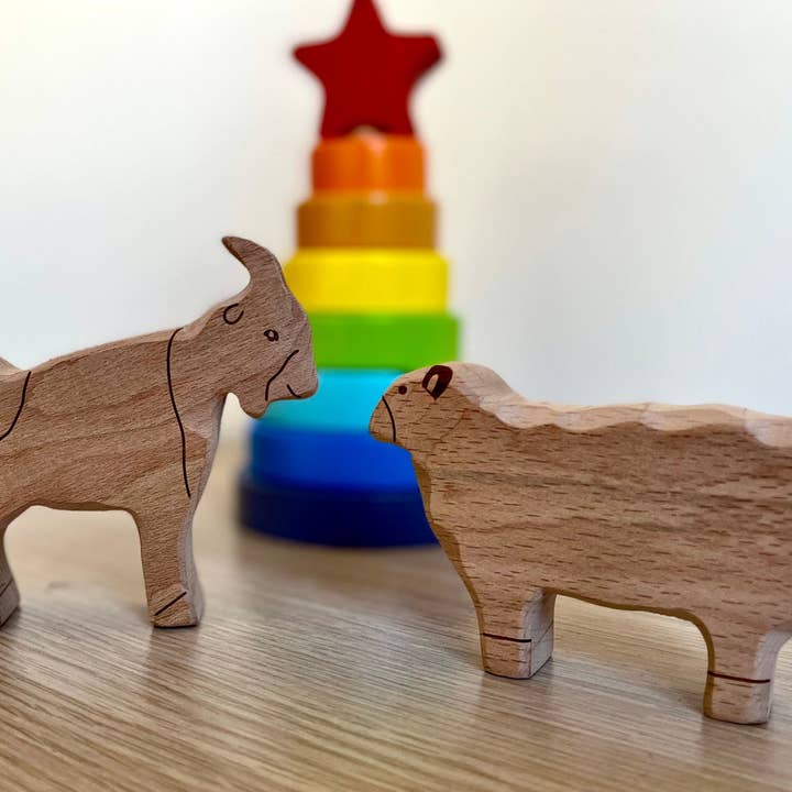 kidodido - Vente Puzzle – enfant - Animaux de la forêt, puzzle Montessori, animaux de ferme en bois6