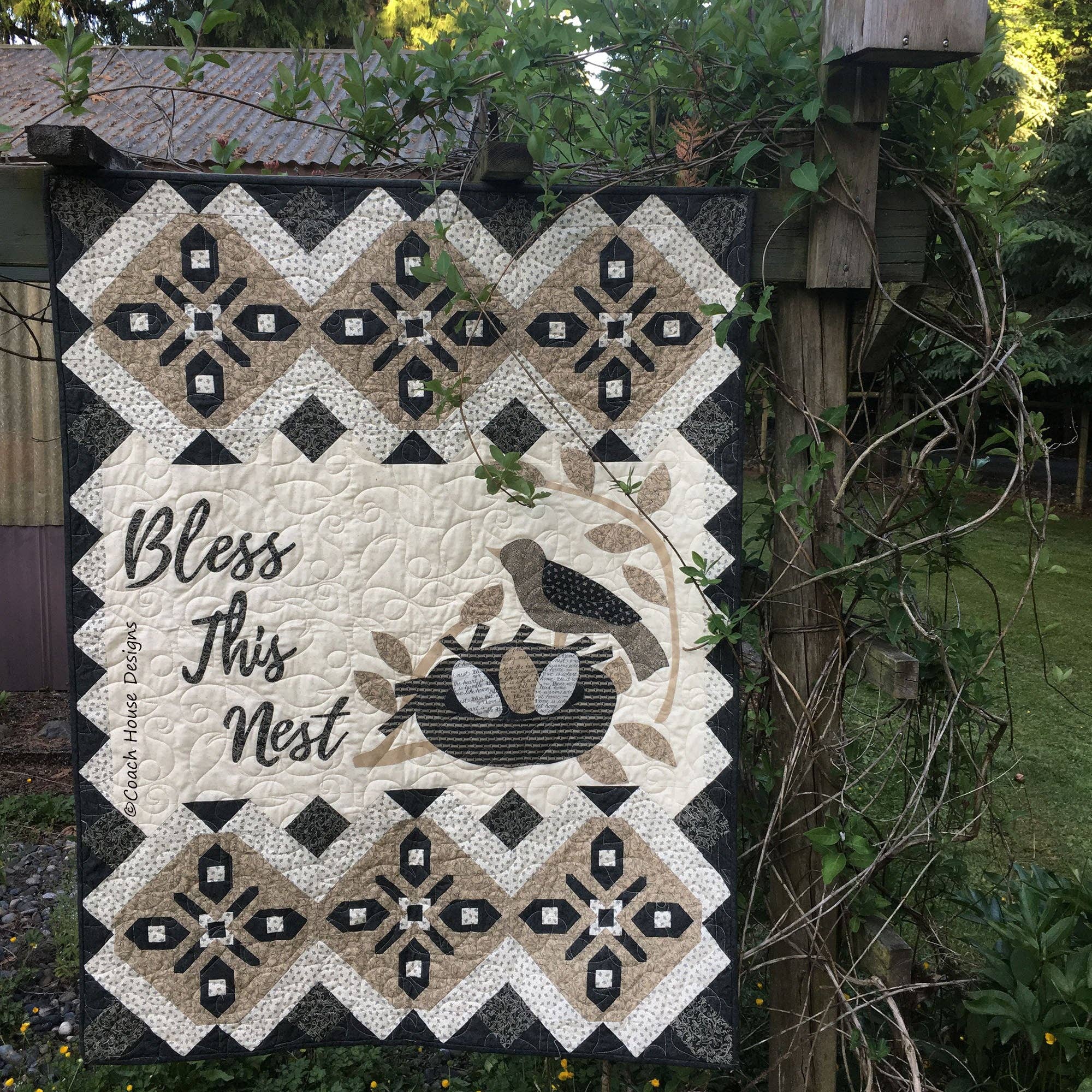 Coach House Designs - Wholesale Craft Sewing Kit - At Home Banners Wholesale Quilt Pattern1