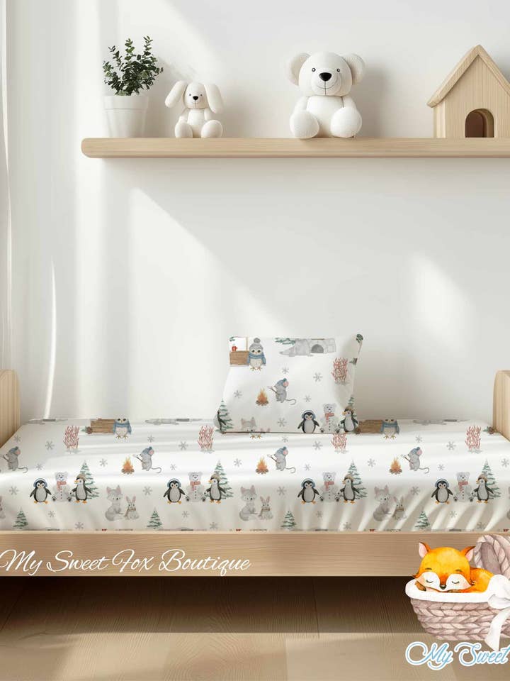 Draps jumeaux en bambou pour la vente par My Sweet Fox Boutique