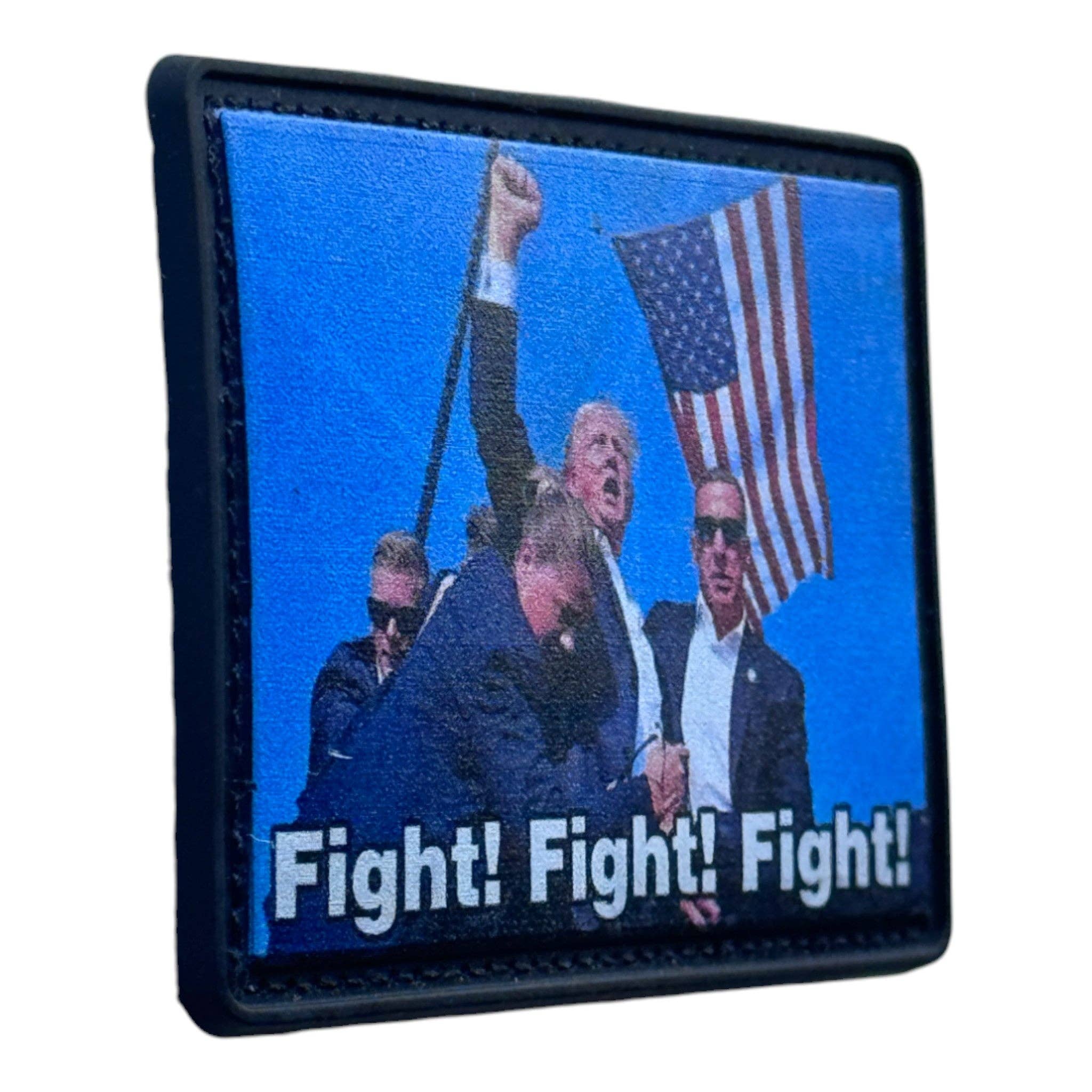 ARTPATCHES - Wholesale Patch - TRUMP  FIGHT! - PVC MORALE PATCH1