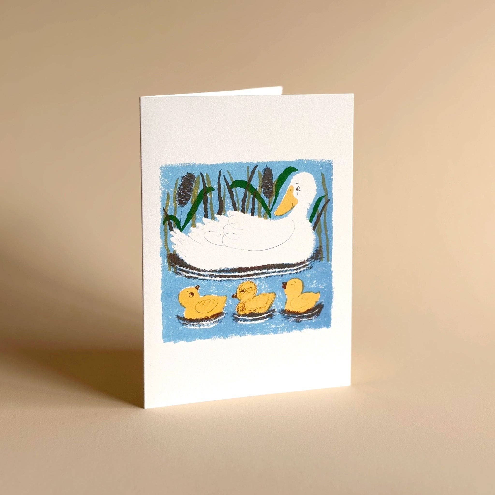 Olive Press Publishing – wholesale Everyday greeting card – Duck and Ducklings by Meg Rennie