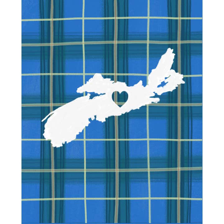 M. Kind Papersmith - Wholesale Love Card - Nova Scotia Heart (Sale)1