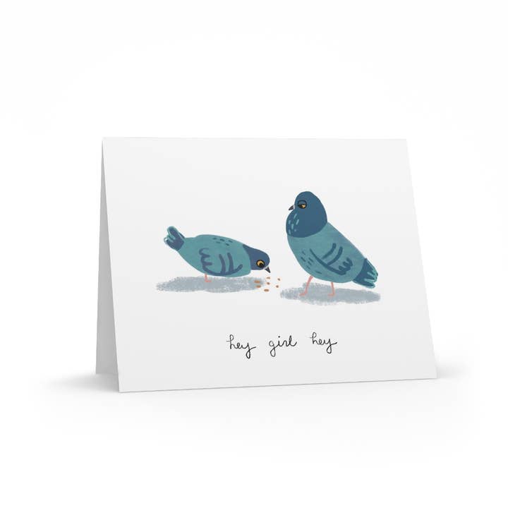 Romantische Duivenkaart voor wholesale door Lunaludraws