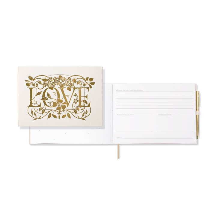 GUEST BOOK - DECO FLORAL LOVE for wholesale by Fringe Studio