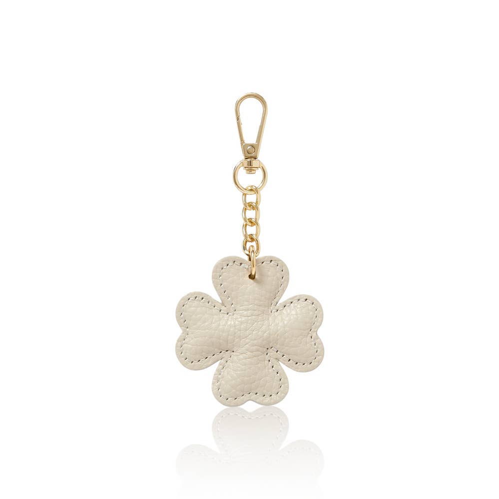 MONTTE DI JINNE – wholesale Keychain – Women's – Lucky Charm – Italian Leather Four-Leaf Clover Keyring10