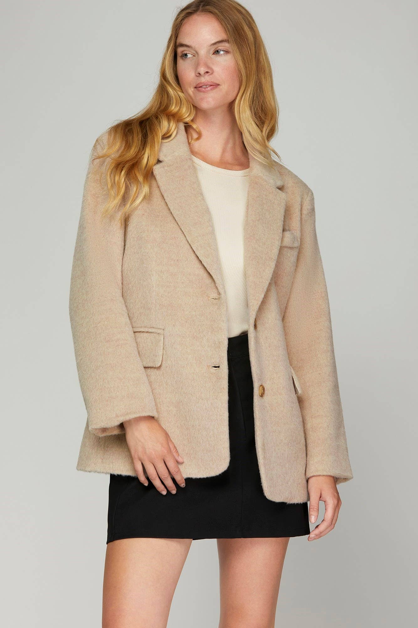 Vanilla Monkey – Engroshandel Blazer - Dame – Enkeltbrystet vinterblazer3