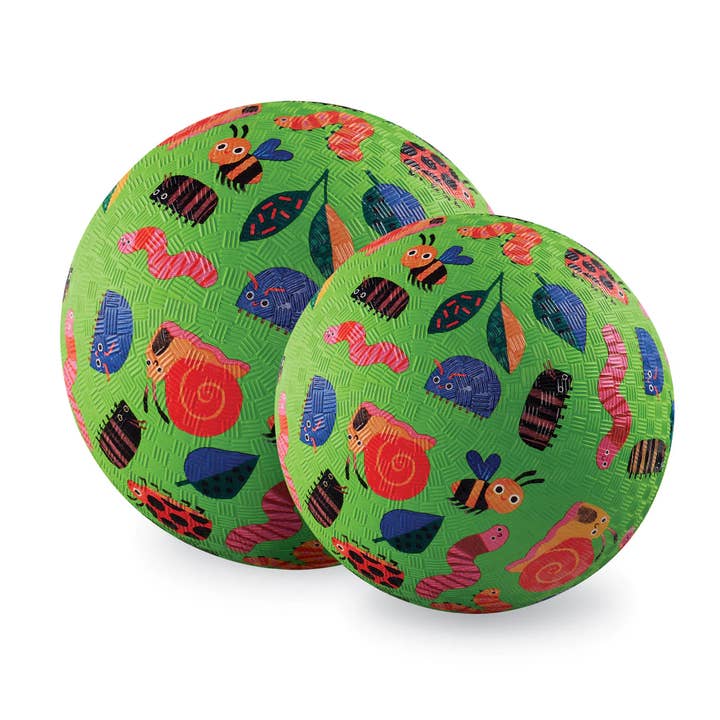 Crocodile Creek Garden Friends Playball 7 Inch Kids Ball for wholesale by Hippychick