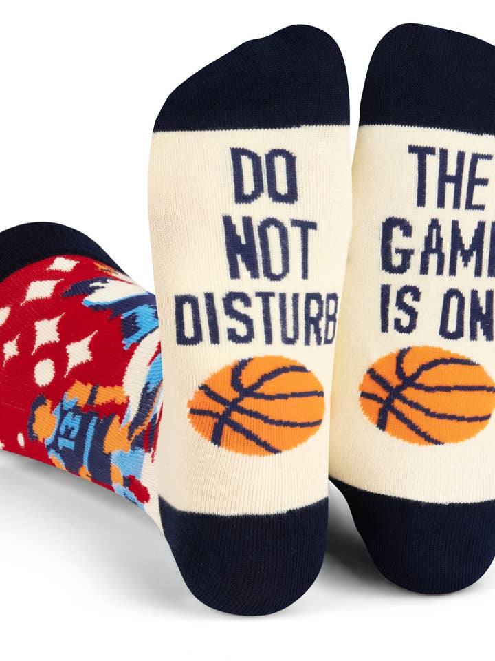 Do Not Disturb, Basketball Is On Socks for wholesale by Lavley