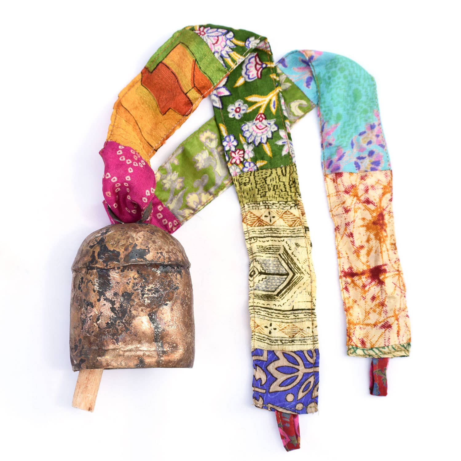 Mira Fair Trade - Wholesale Bell - Sari Ribbon Bell #72