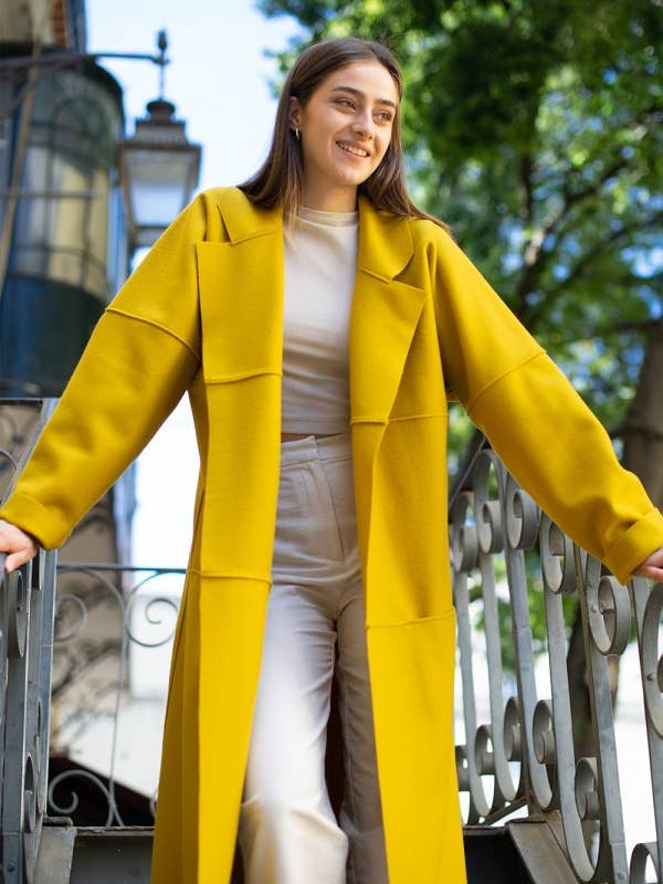 Chicoração – Großhandel Regenmantel – Damen – Burel Raincoat Cortes - 100% Wolle - weitere Farben