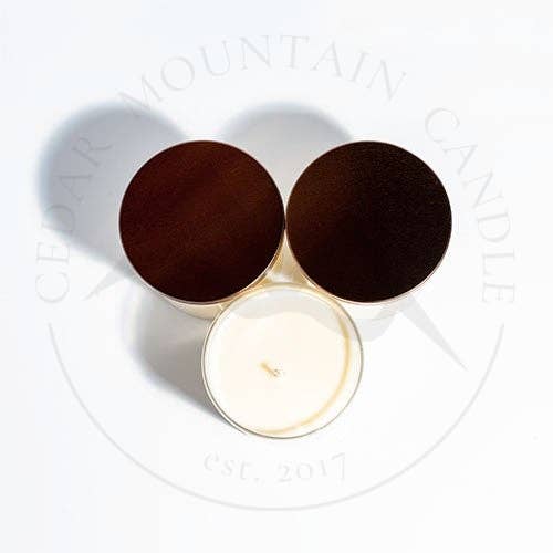 Cedar Mountain Candle - Wholesale Jar/Filled Candle - Whiskey & Coffee - 9 oz Whiskey Glass Candle