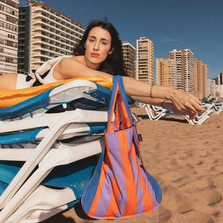 Notabag – wholesale Backpack – Unisex – Notabag - Royal Stripes, Summer, Spring