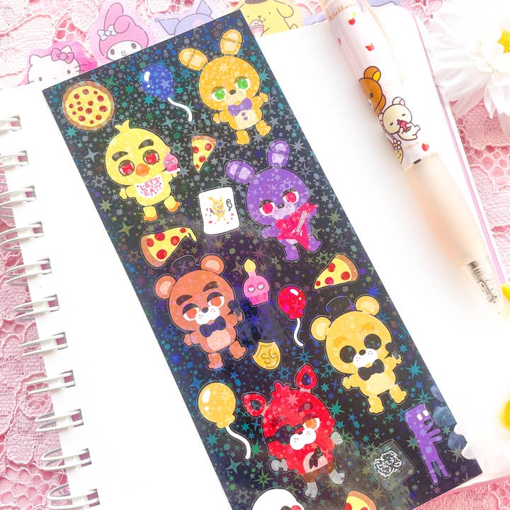 Basura Gang - Wholesale Sticker - Animatronic Sticker Sheet1