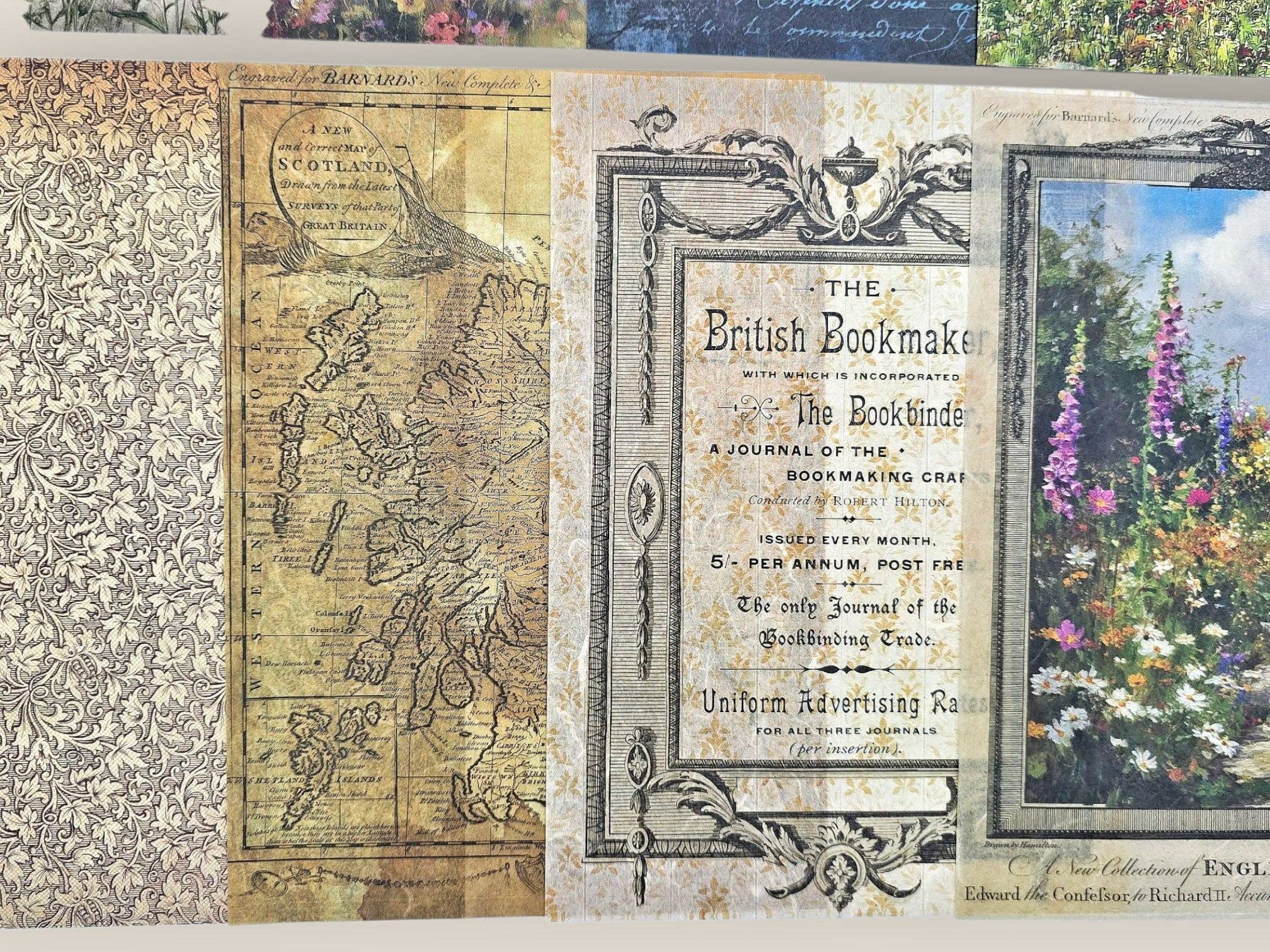 CoraCreaCrafts - Wholesale Scrapbooking Kit - Whispers of the Countryside Rice Paper Collection3