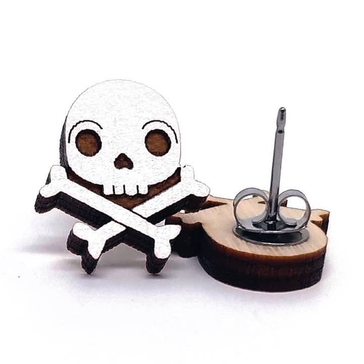 Kranium og knogler Øreringe for engroshandel hos Unpossible Cuts