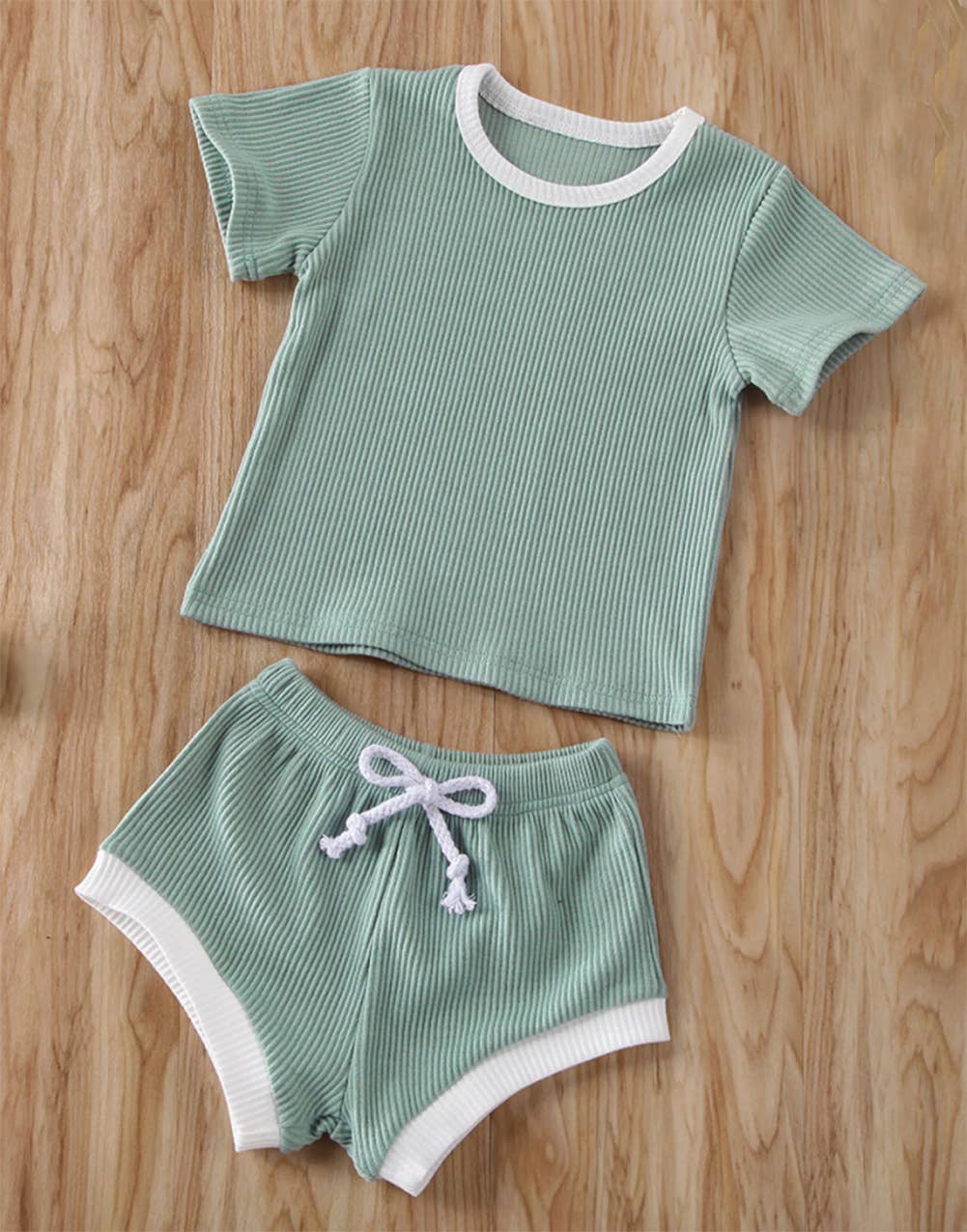 Fennco Styles – wholesale Top & shorts set – Baby – Knit Cotton Baby T-Shirt and Shorts 5