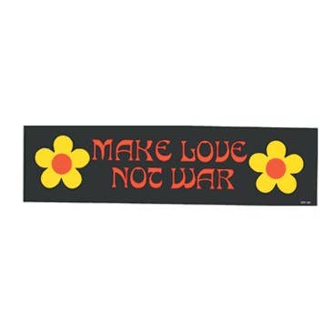 Gypsy Rose - Wholesale Sticker - Make Love Not War Bumper Sticker