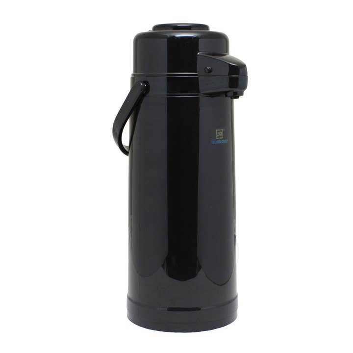 KT Supply - Wholesale Kitchen Storage/Organizer - 2.5 Lt/84oz Airpot,Plastic Body,Glass Lined With Push Button