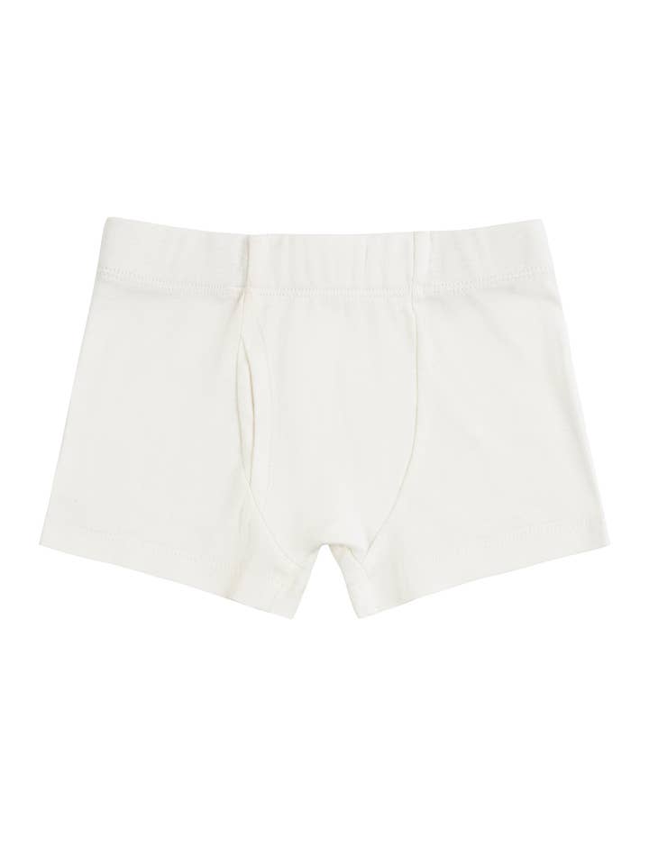 Boxertrosa för pojkar - Ekologisk Vit för wholesale av Under the Nile
