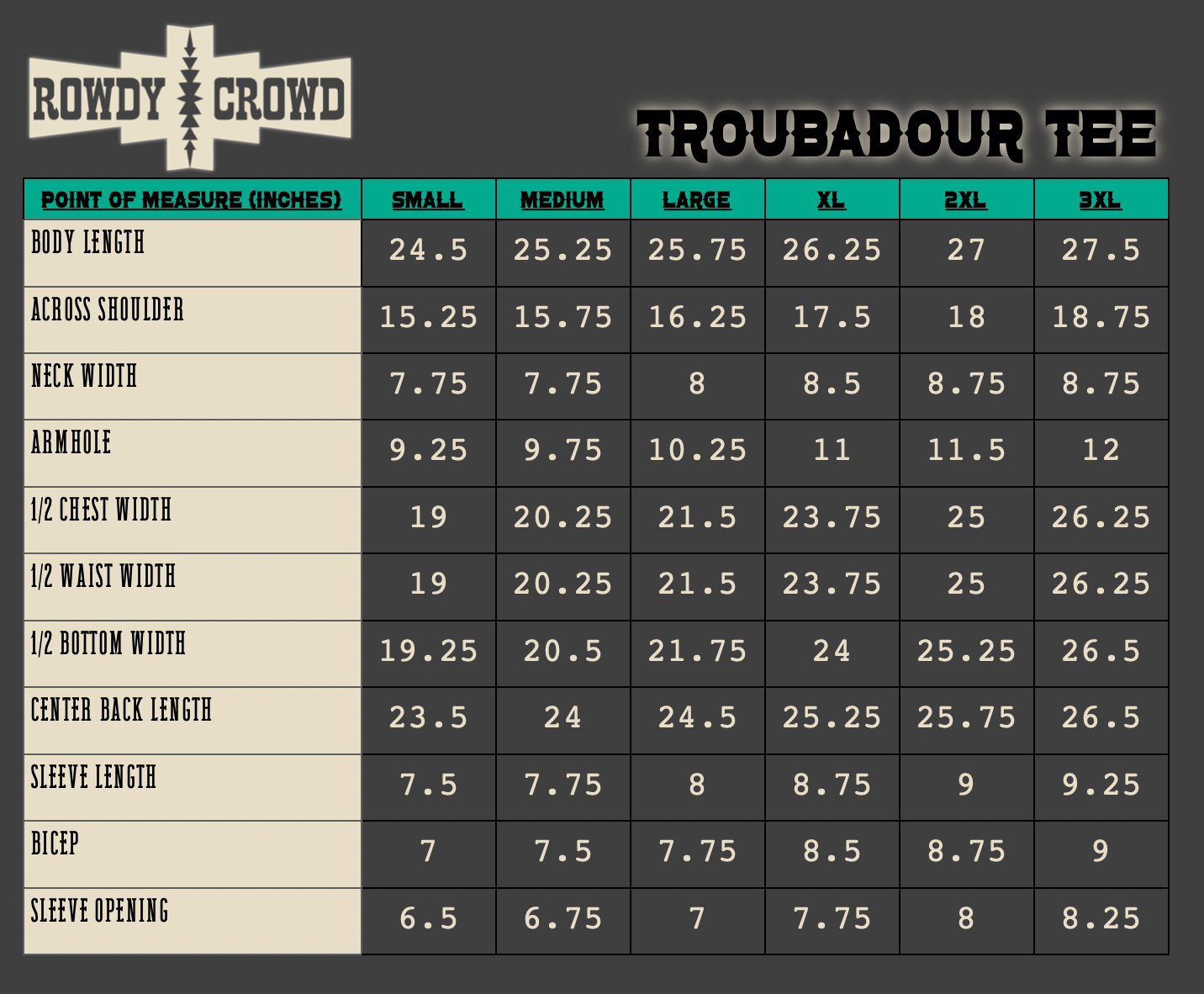 Rowdy Crowd Clothing - Vente Chemise – femme - T-shirt Troubadour6