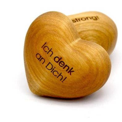 Thankgoods wooden heart I'm thinking of you! for wholesale by Thankgoods GmbH