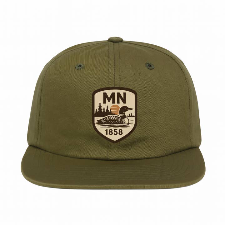 Minnesota Hat | MN Loon | 1858 for wholesale by Northern Goods