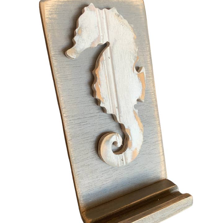 Soporte de teléfono de madera Seahorse para venta al por mayor de Grace Graffiti