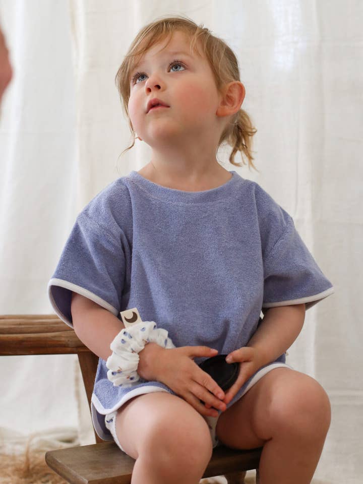 Camiseta de rizo de algodón orgánico para venta al por mayor de Aden & Charlie