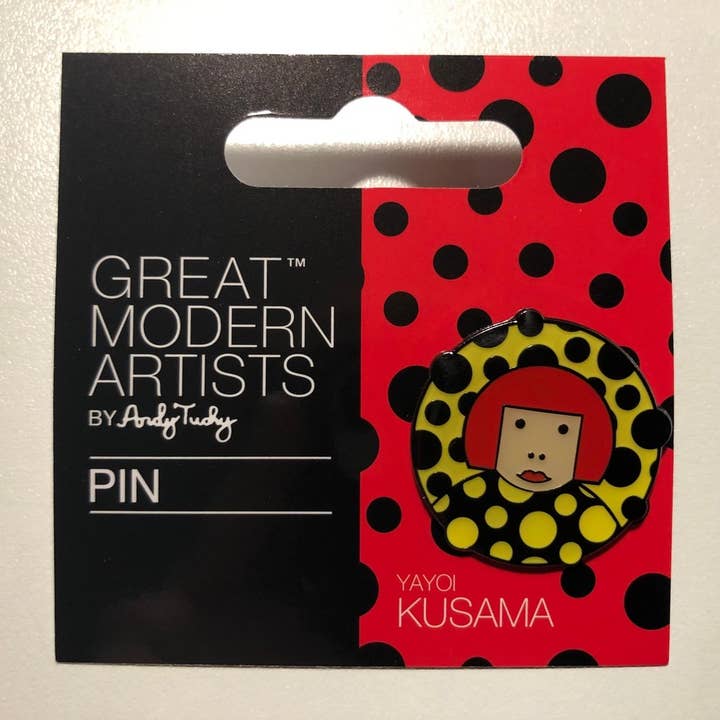 Great Modern Artists - Wholesale Lapel Pin/Button - Kusama Lapel Pin3