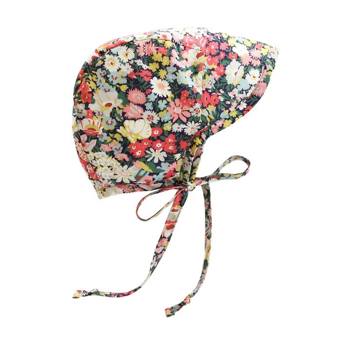 Briar Baby – wholesale Bonnet – baby – Brimmed Wild Poppy Bonnet Cotton-Lined0