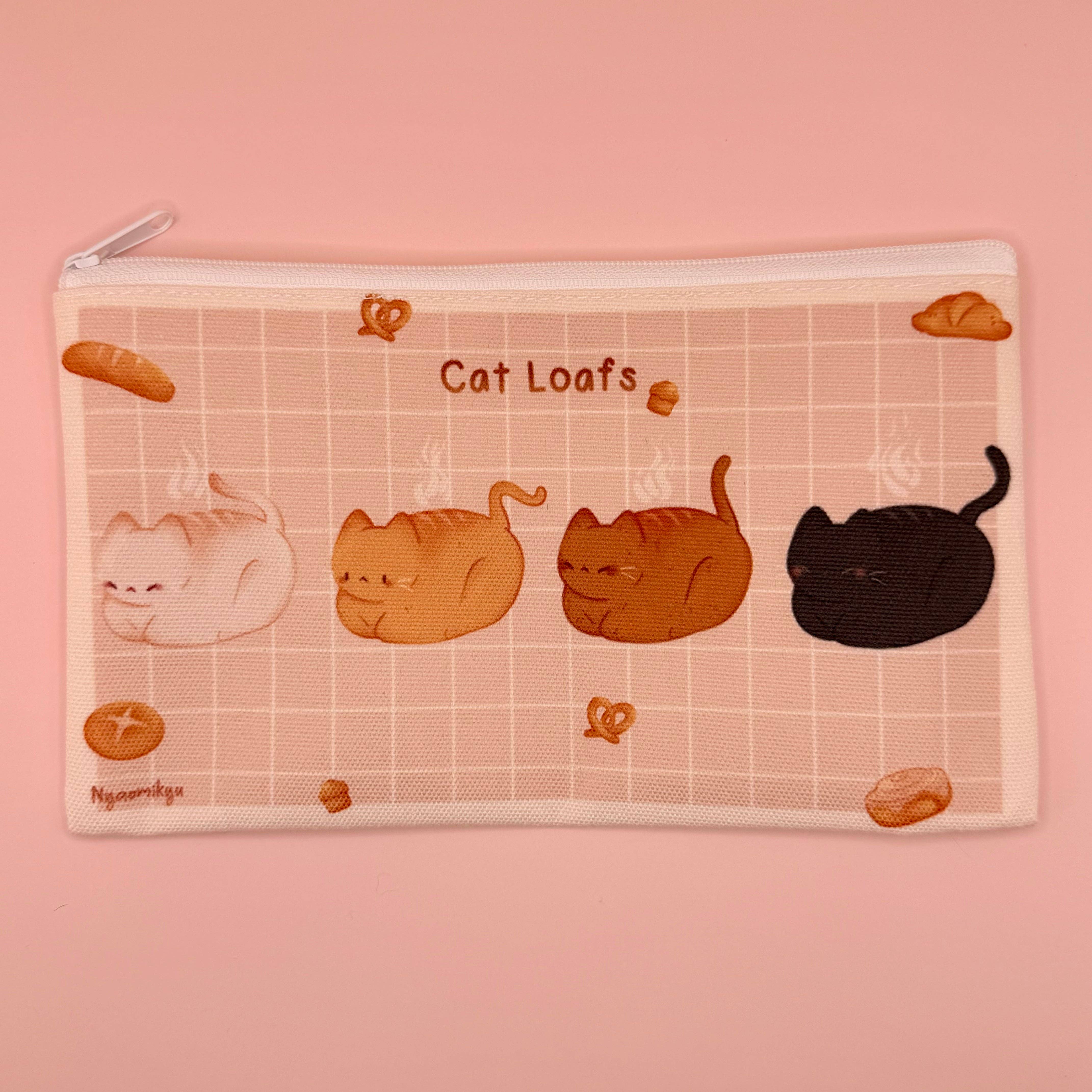 Nyaomikyu - Wholesale Pencil Case/Pouch - Loaf Cats Pouch2
