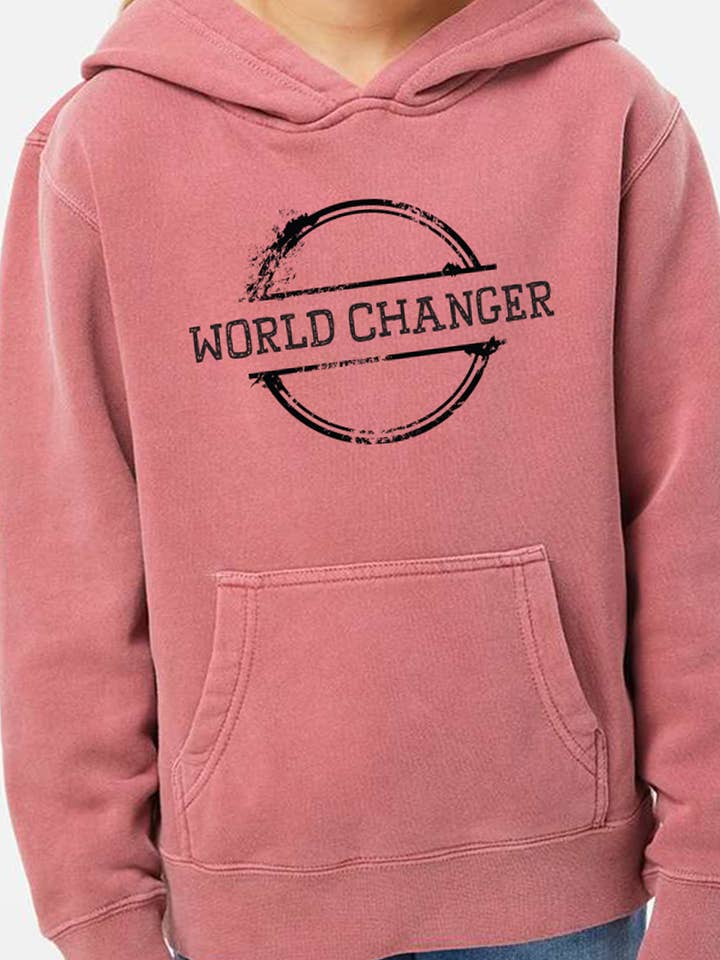 Graphic Hoodie - World Changer for wholesale by Lucky Penny