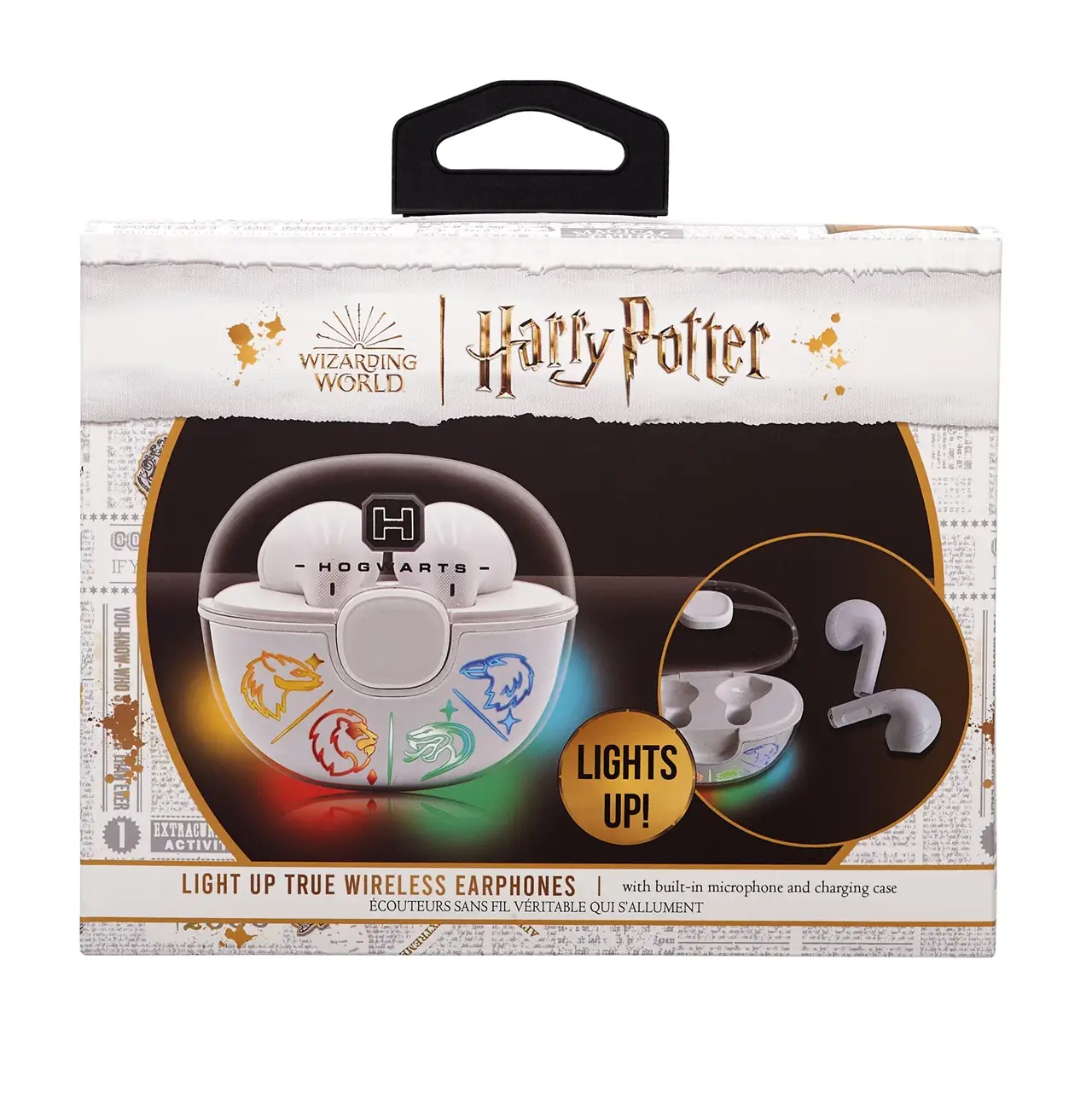 Curiosity Distribution - Wholesale Airpod/Earbud Case - Men's - Harry Potter - Hogworts - Earphones & Light Up Case8