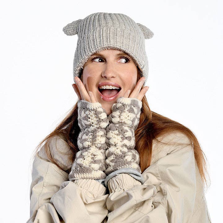 Nirvanna Designs, Inc. - Wholesale Hand Warmer - Multi Color Flower Crochet Handwarmers8