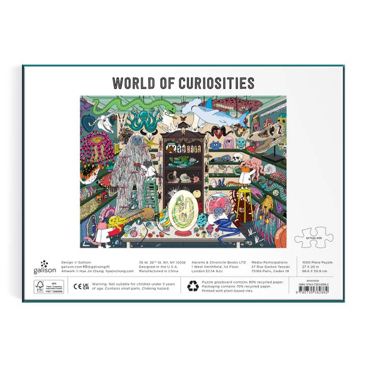 Chronicle Books - Wholesale Puzzle - Adult - World of Curiosities 1000 Piece Puzzle
