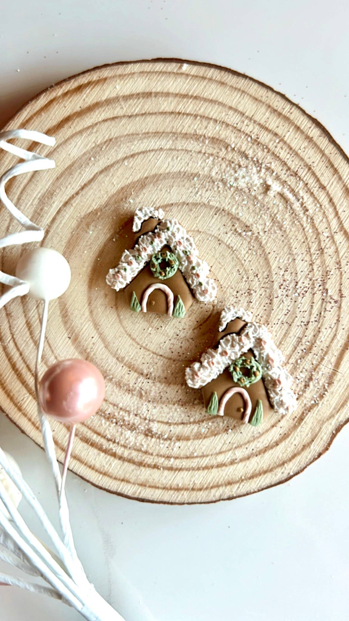 Everything Ky and I - Wholesale Dangle Earrings - Pinkalicious  Gingerbread house2