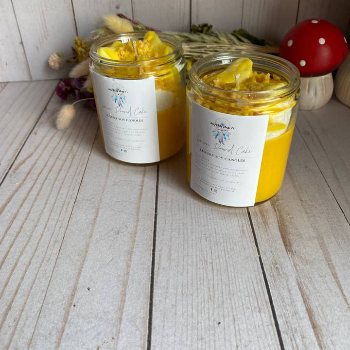 Wild Child Studio Co - Wholesale Novelty Candle - Lemon Pound Cake Candle