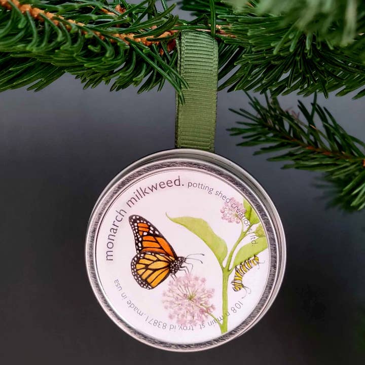 Garden Sprinkles Ornament | Monarch Milkweed for wholesale by Potting Shed Creations, Ltd.