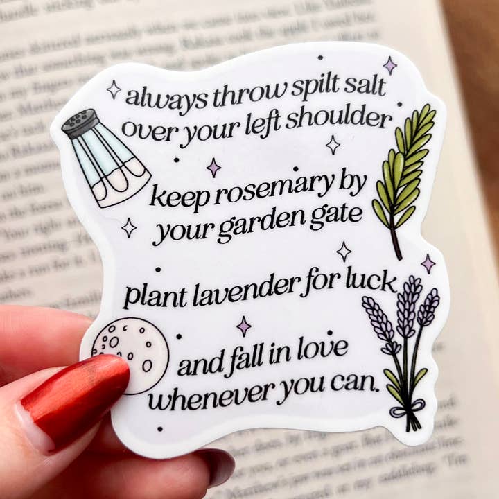 Practical Sticker for wholesale by Cozy Reads Shop