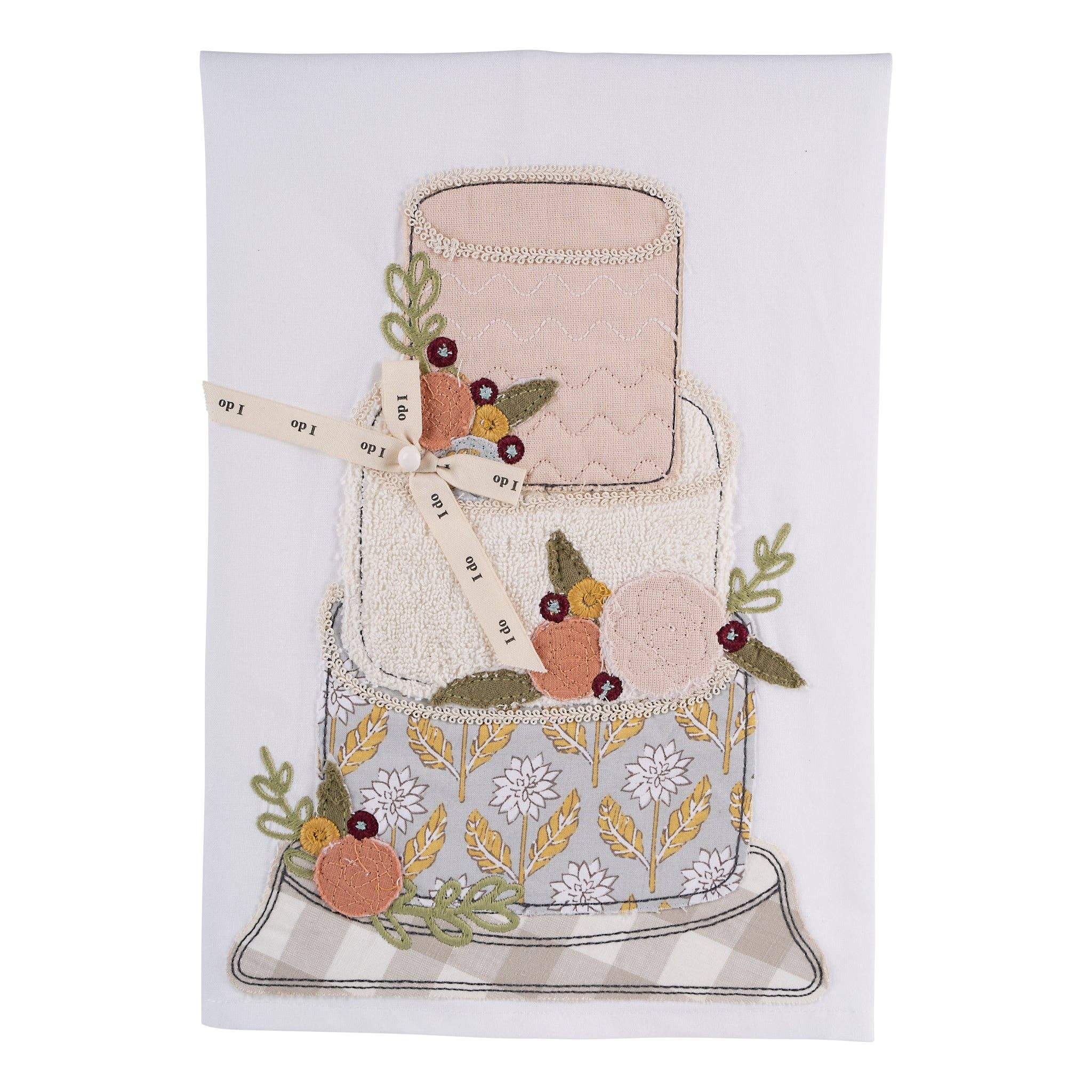 Glory Haus - Wholesale Tea Towel - I Do Love You Wedding Cake Tea Towel