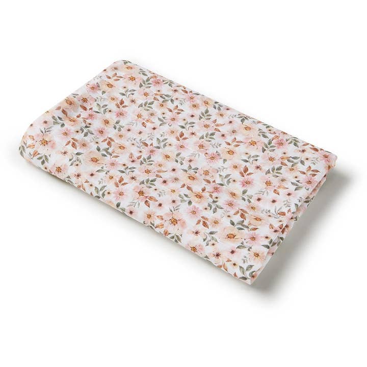Snuggle Hunny - Wholesale Swaddle - Baby - Spring Floral Organic Muslin Wrap