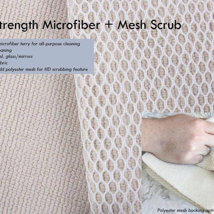 Caqui Panos de prato extra fortes com esfoliante de malha, pacote com 3, cáqui para venda a revendedores na Faire2