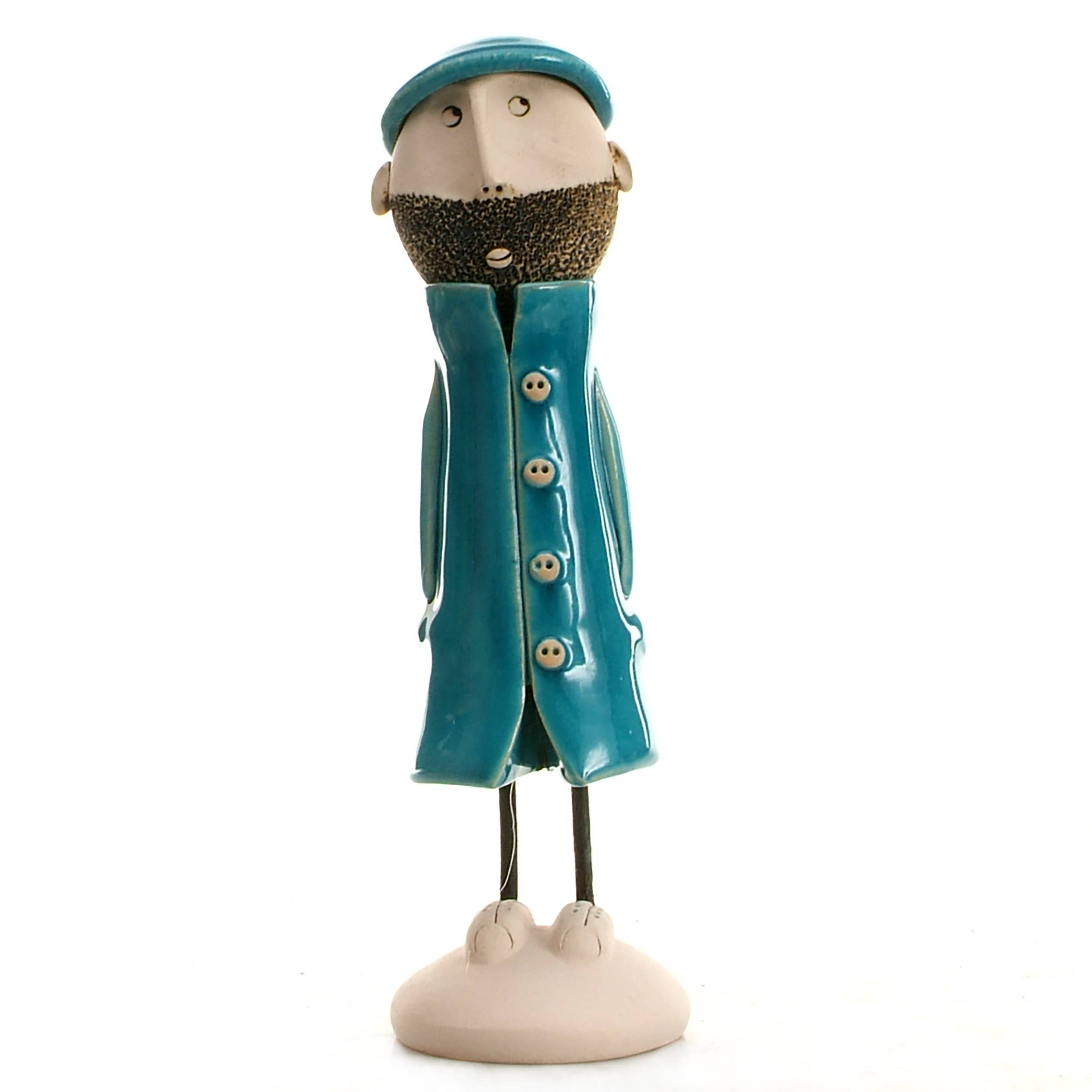 Enigma Supplies – wholesale Decorative figurine – MiGC with Beard Ceramic Figurine| Various Colours0
