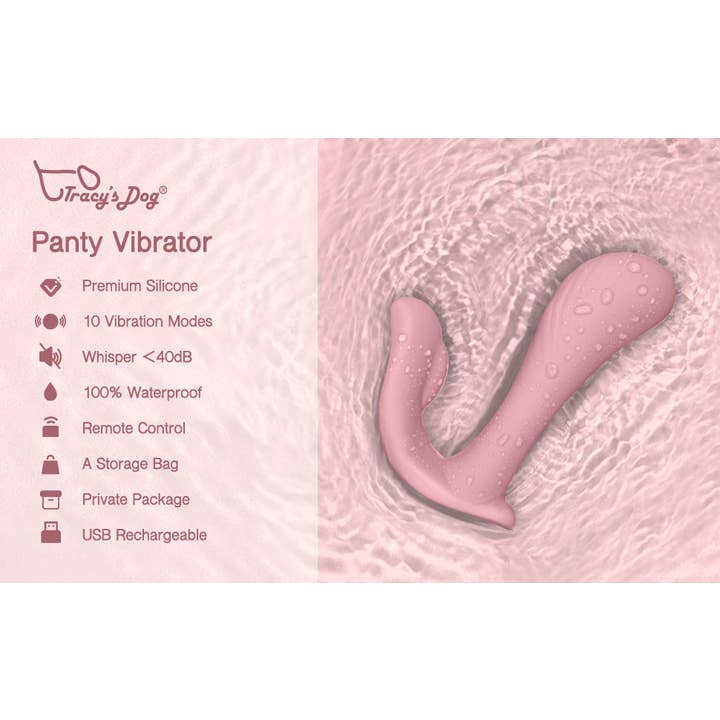 Tracy’s Dog - Wholesale Sex Toy - Tracy's Dog Wearable Panty Vibrator pink8