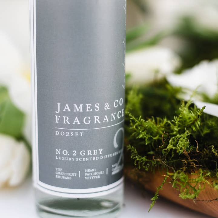 James & Co Fragrance - Wholesale Fragrance Oil - No. 2 Grey Diffuser Refill Oil1