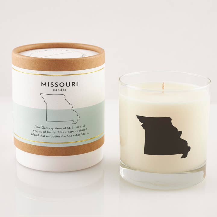 Missouri State Soy Candle for wholesale by Scripted Fragrance