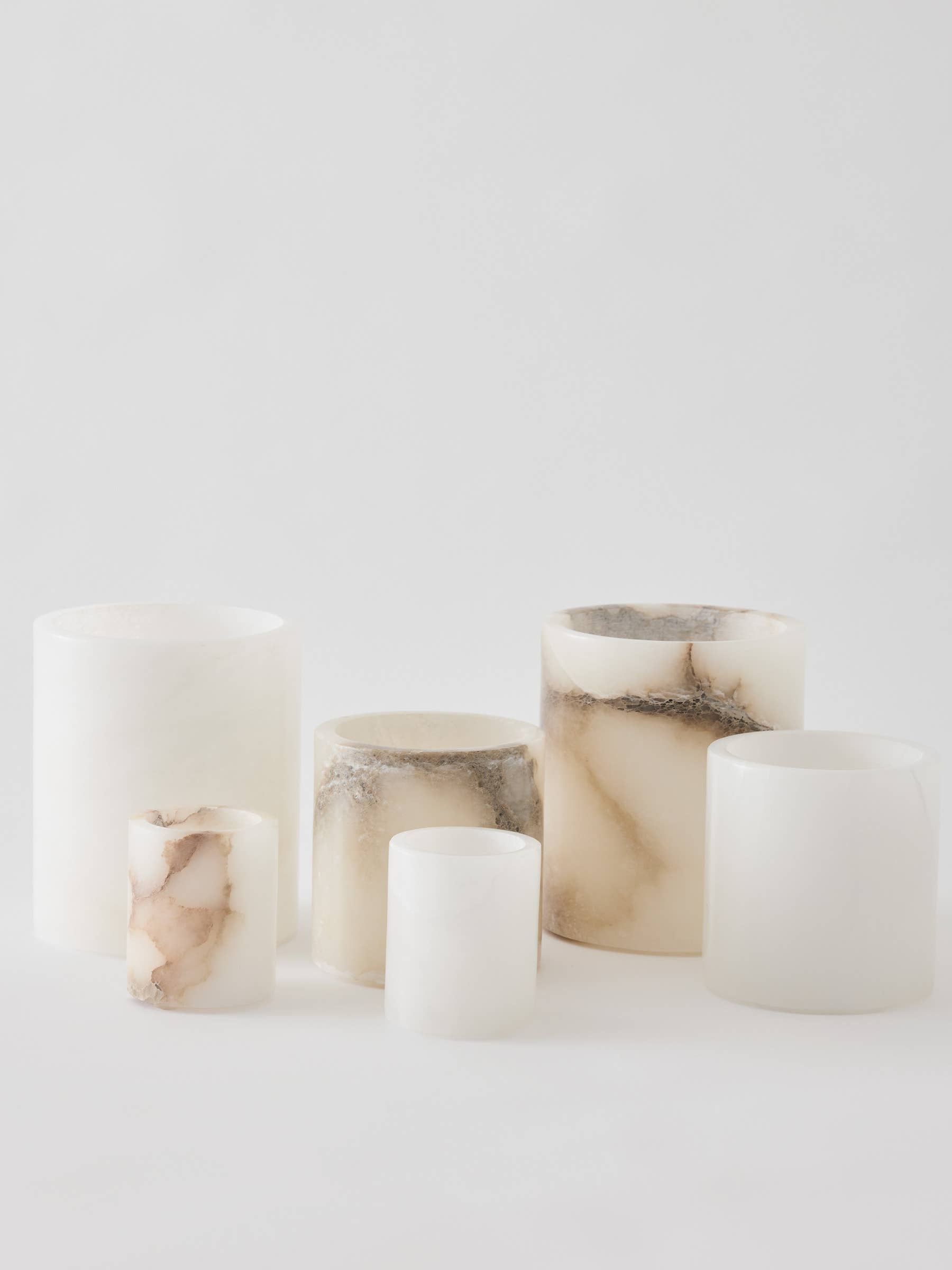 Tell Me More – wholesale Candle holder – Alabaster candle holder4