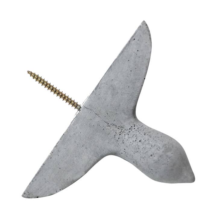 Mini concrete wall hook - light grey for wholesale by Formpoet