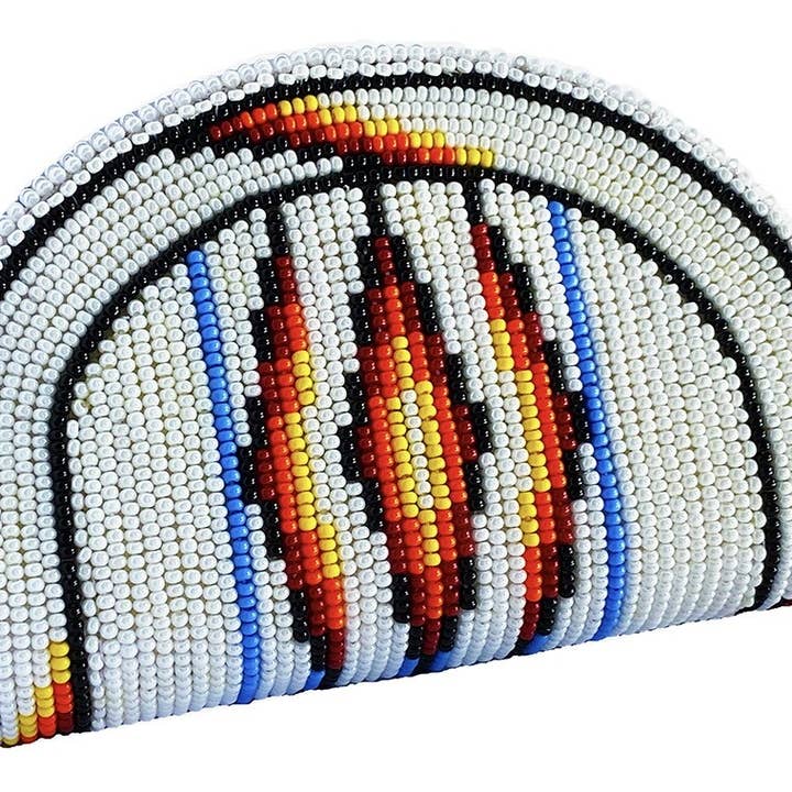 BEADS CORNER - Wholesale Coin Purse - Women's - Native Inspired Ethnic Style Seed Bead Beaded Coin Purse